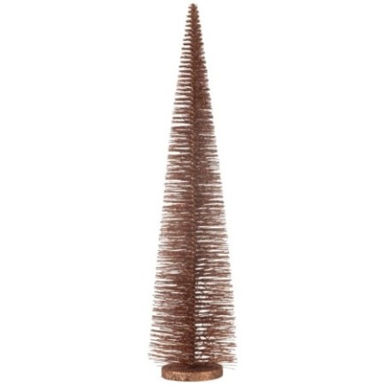 Árbol de Navidad artificial de plástico marrón 15*15*61 cm
