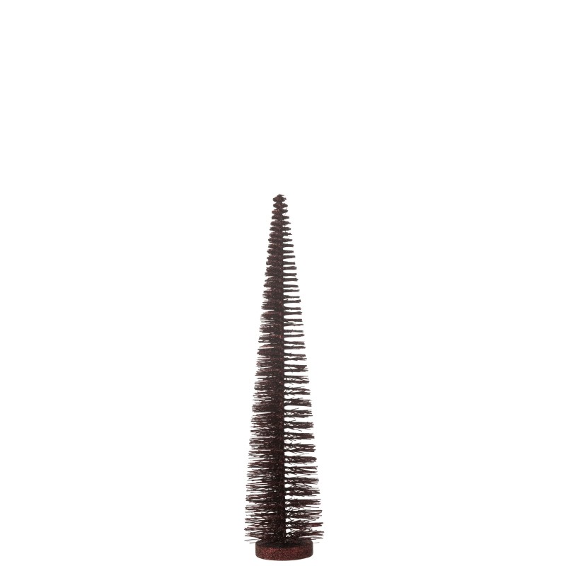 Sapin de Noël artificiel en plastique rouge 10*10*39 cm Sapin de Noël artificiel en plastique rouge 10*10*39 cm