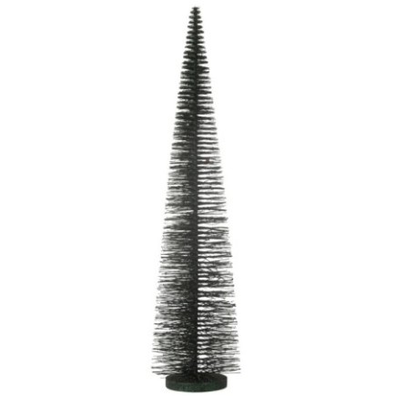 Sapin de Noël artificiel en plastique vert 15*15*61 cm
