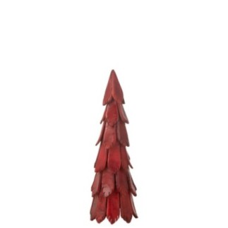 Árbol de Navidad de madera roja 28*28*80 cm