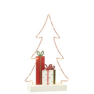 Albero di Natale in legno multicolore 20*7*34 cm
