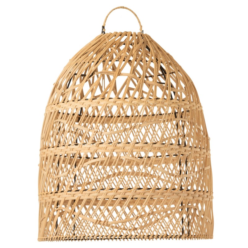 Pantalla de lámpara de olas de madera natural 40x40x45 cm Pantalla de lámpara de olas de madera natural 40x40x45 cm
