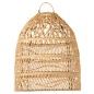 Pantalla de lámpara de olas de madera natural 40x40x45 cm Pantalla de lámpara de olas de madera natural 40x40x45 cm
