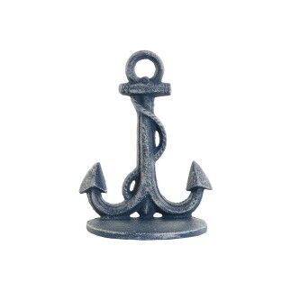 Sujetador de puerta Home ESPRIT Hierro 13 x 7,5 x 17,5 cm Ancla