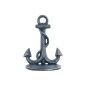 Sujetador de puerta Home ESPRIT Hierro 13 x 7,5 x 17,5 cm Ancla
