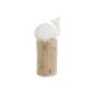 Figura Decorativa Home ESPRIT Blanco Natural Ballena Mediterráneo 17 x 10 x 28 cm