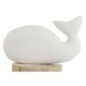 Figurine Décorative Home ESPRIT Blanc Naturel Baleine méditerranéen 17 x 10 x 28 cm