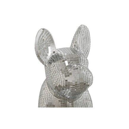 Figura Decorativa Home ESPRIT Plateado Perro 28 x 17 x 33 cm