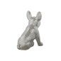 Figura Decorativa Home ESPRIT Plateado Perro 28 x 17 x 33 cm