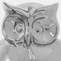 Figurine Décorative Alexandra House Living Argenté Céramique Hibou