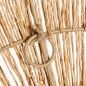 Décoration murale Alexandra House Living Rotin Fibre naturelle Cercles 115 x 45 x 0,5 cm