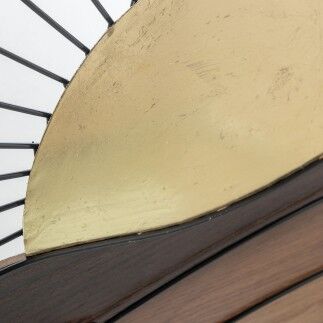 Decoración de Pared Alexandra House Living Metal Sol 117 x 50 x 3 cm