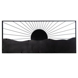 Decoración de Pared Alexandra House Living Metal Sol 117 x 50 x 3 cm