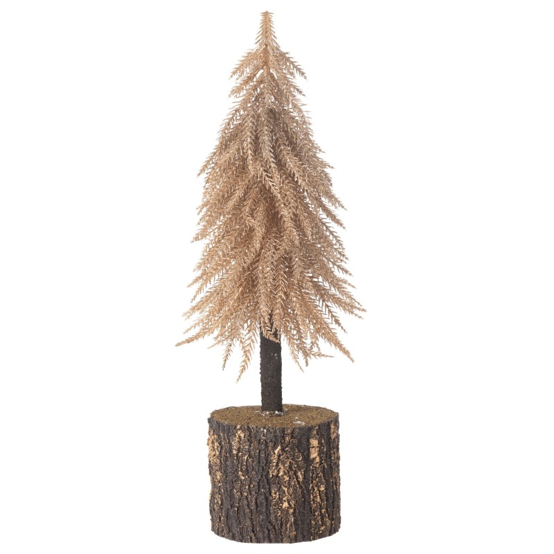 Árbol de Navidad artificial de plástico cobre 14*14*45 cm