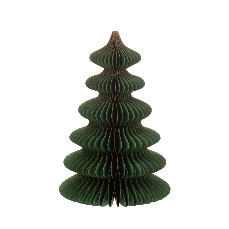 Árvore de Natal em papel verde 25x25x38 cm Árvore de Natal em papel verde 25x25x38 cm