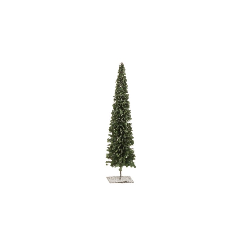 Sapin de noël en plastique vert 11x11x40 cm Sapin de noël en plastique vert 11x11x40 cm