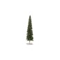 Sapin de noël en plastique vert 11x11x40 cm Sapin de noël en plastique vert 11x11x40 cm