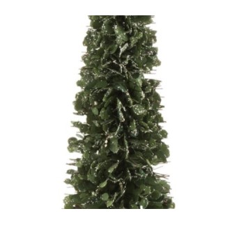Árbol de Navidad de plástico verde de 11x11x40 cm
