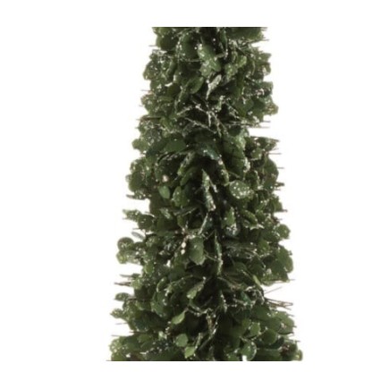 Árbol de Navidad de plástico verde de 11x11x40 cm