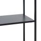 Étagère 90 x 30 x 188 cm Noir Acier