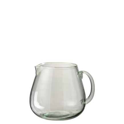 Caraffa in vetro trasparente H18cm