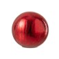Bola de vidrio LED roja de 15x15x14 cm