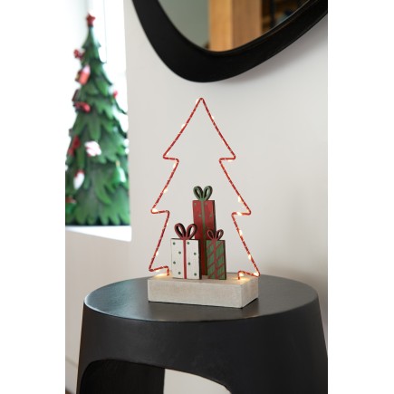 Árbol de Navidad de madera multicolor 15*6*25 cm