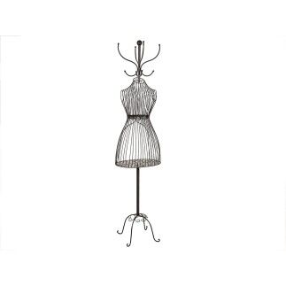 porte-manteaux Romimex Noir Métal Mannequin 40 x 173 x 40 cm