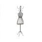 porte-manteaux Romimex Noir Métal Mannequin 40 x 173 x 40 cm
