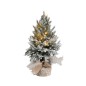 Sapin de Noël décoratif à led en plastique vert 20x20x45 cm
