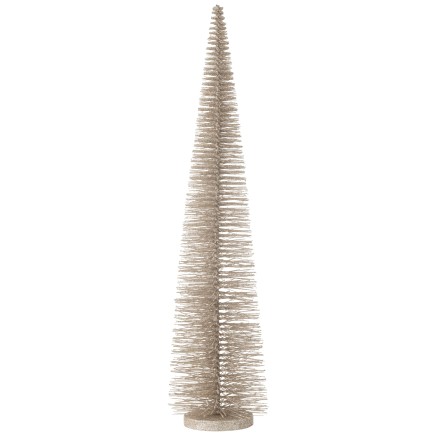 Árbol de Navidad artificial de plástico gris 10*10*39 cm