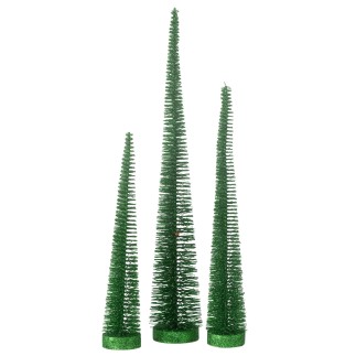 Árbol de Navidad artificial de plástico verde 10*10*41 cm