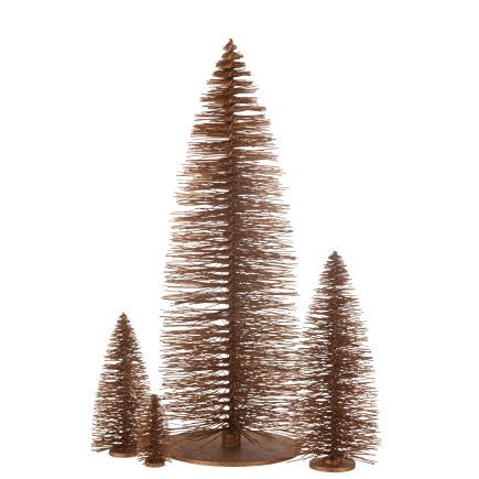 Árbol de Navidad de madera marrón 50*50*140 cm