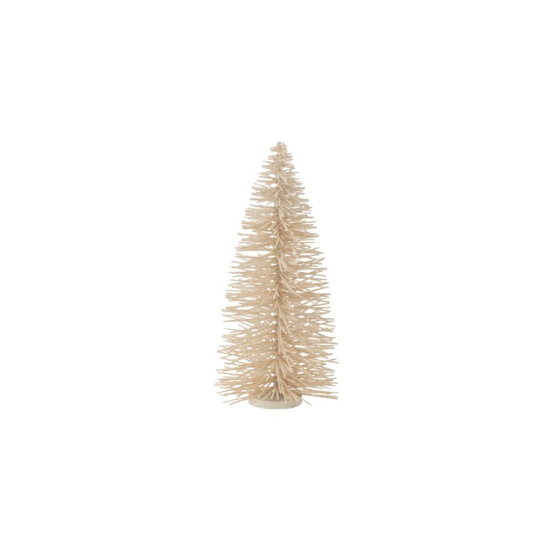 Albero di Natale in legno bianco 20*20*48 cm