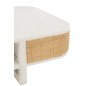 Table basse avec rangements gamme milo en bois blanc 85x85x36 cm Table basse avec rangements gamme milo en bois blanc 85x85x36 cm