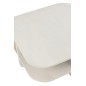 Table basse avec rangements gamme milo en bois blanc 85x85x36 cm Table basse avec rangements gamme milo en bois blanc 85x85x36 cm