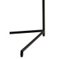 Mesa auxiliar de madera - metal negro - natural 39x42x64 cm