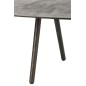 Table de salon goutte en aluminium noir 119x71.5x36 cm Table de salon goutte en aluminium noir 119x71.5x36 cm