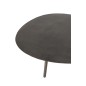 Table de salon goutte en aluminium noir 119x71.5x36 cm Table de salon goutte en aluminium noir 119x71.5x36 cm