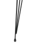 S/3 TABLES MDF/METAL NOIR