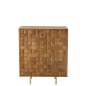 Armario de madera de mango marrón 89x49x104 cm Armario de madera de mango marrón 89x49x104 cm