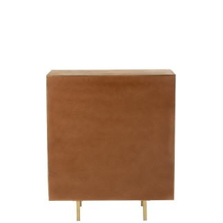 Armario de madera de mango marrón 89x49x104 cm