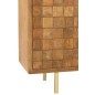 Armario de madera de mango marrón 89x49x104 cm Armario de madera de mango marrón 89x49x104 cm