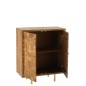Armario de madera de mango marrón 89x49x104 cm Armario de madera de mango marrón 89x49x104 cm