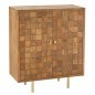 Armario de madera de mango marrón 89x49x104 cm Armario de madera de mango marrón 89x49x104 cm