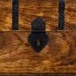 Coffre Alexandra House Living Marron Métal Bois de manguier 20 x 12 x 38 cm Style artisanal Coffre Alexandra House Living Marron Métal Bois de manguier 20 x 12 x 38 cm Style artisanal