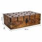 Baúl Alexandra House Living Marrón Metal Madera de mango 20 x 12 x 38 cm Estilo artesanal