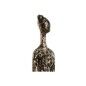 Figura Decorativa Home ESPRIT Negro Gris oscuro Moderno Personas 11,5 x 11,5 x 70 cm