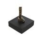 Figura Decorativa Home ESPRIT Negro Gris oscuro Moderno Personas 11,5 x 11,5 x 70 cm