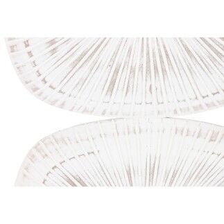 Décoration murale Home ESPRIT Blanc Moderne Finition vieillie 89 x 2,5 x 89 cm